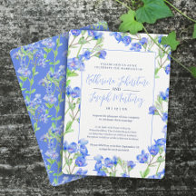 Speedwell Blue Botanical Blume Hochzeit