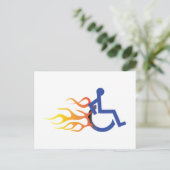 Speedy Chair Postcard Postkarte (Stehend Vorderseite)