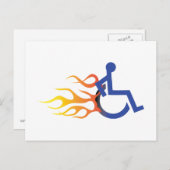 Speedy Chair Postcard Postkarte (Vorne/Hinten)