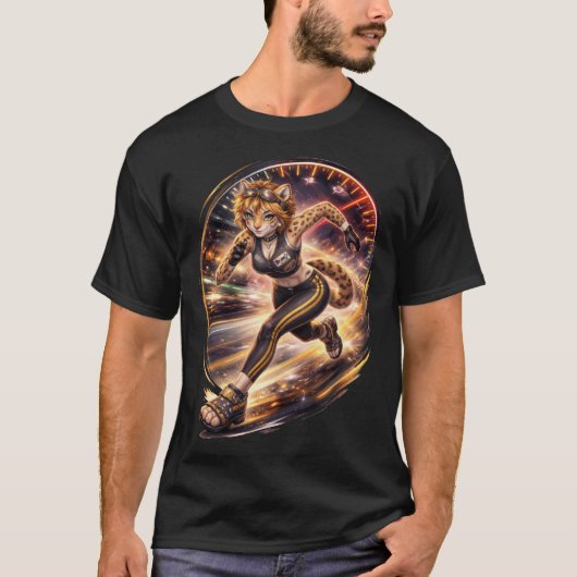 Speedy Cheetah T-Shirt (Vorderseite)