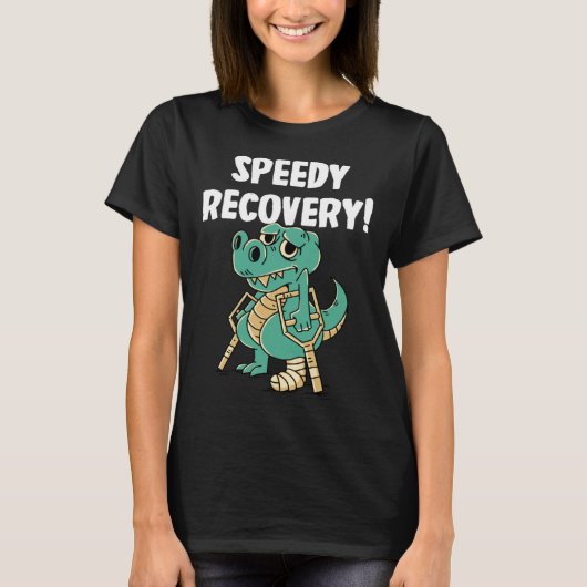Speedy Erholung Dinosaurier T-Shirt (Vorderseite)