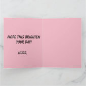 Speedy Erholung Hund mit Blume Big Card Karte (Innenseite)