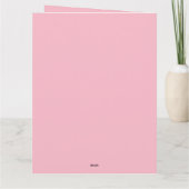 Speedy Erholung Hund mit Blume Big Card Karte (Rückseite)