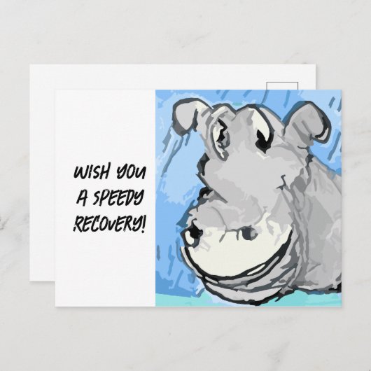 Speedy Erholung Postkarte (Vorne/Hinten)