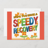 Speedy Erholung Postkarte (Vorne/Hinten)