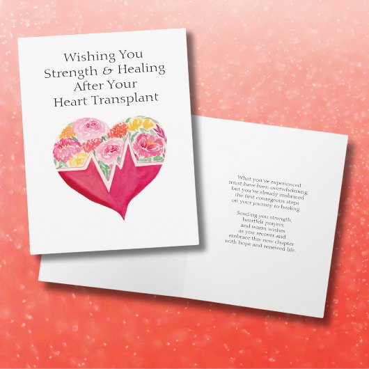 Speedy Erholung von Herztransplantation Herztransp Karte