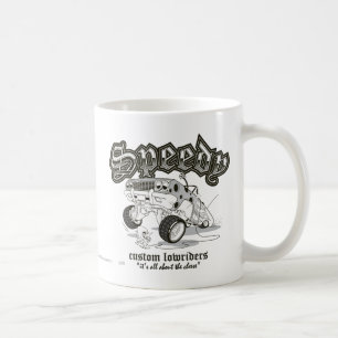 SPEEDY GONZALES™ Custom Lowrider B/W Kaffeetasse