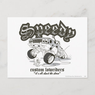 SPEEDY GONZALES™ Custom Lowrider B/W Postkarte