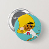 SPEEDY GONZALES™ in Farbe Button (Vorne & Hinten)