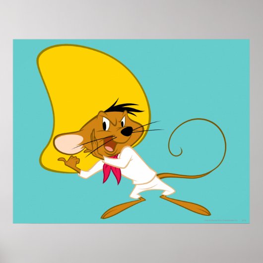 SPEEDY GONZALES™ in Farbe Poster (Vorne)