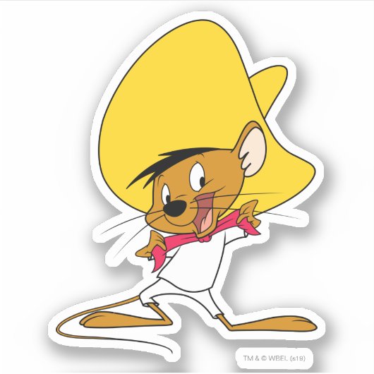 SPEEDY GONZALES™ Krawatte Aufkleber (Vorderseite)