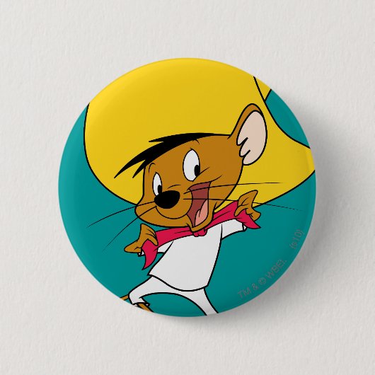 SPEEDY GONZALES™ Krawatte Button (Vorderseite)