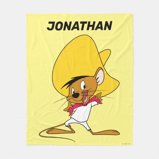 SPEEDY GONZALES™ Krawatte Fleecedecke (Vorderseite)