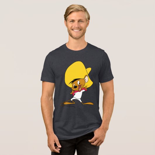 SPEEDY GONZALES™ Krawatte Tri-Blend Shirt (Vorderseite voll)