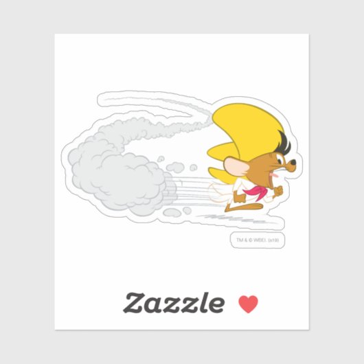 SPEEDY GONZALES™ läuft in Farbe Aufkleber (Blatt)