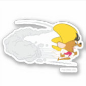 SPEEDY GONZALES™ läuft in Farbe Aufkleber (Vorderseite)