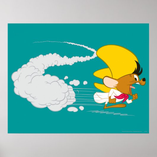 SPEEDY GONZALES™ läuft in Farbe Poster (Vorne)