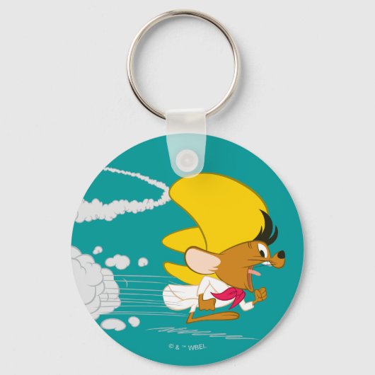 SPEEDY GONZALES™ läuft in Farbe Schlüsselanhänger (Vorderseite)