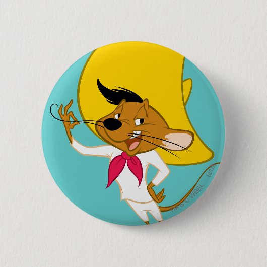 SPEEDY GONZALES™ Mustache Button (Vorderseite)