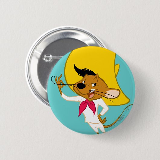 SPEEDY GONZALES™ Mustache Button (Vorne & Hinten)