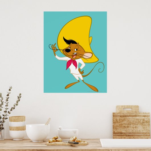 SPEEDY GONZALES™ Mustache Poster (Küche)