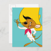 SPEEDY GONZALES™ Mustache Postkarte (Vorne/Hinten)