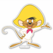 SPEEDY GONZALES™ Stehend Aufkleber (Vorderseite)