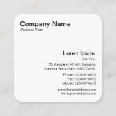 Speedy Moped Quadratische Visitenkarte (Rückseite)