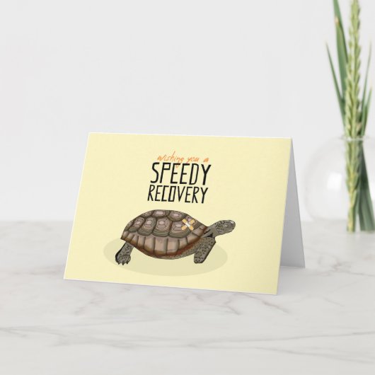 Speedy Recovery Get Well Soon Card Karte (Vorderseite)