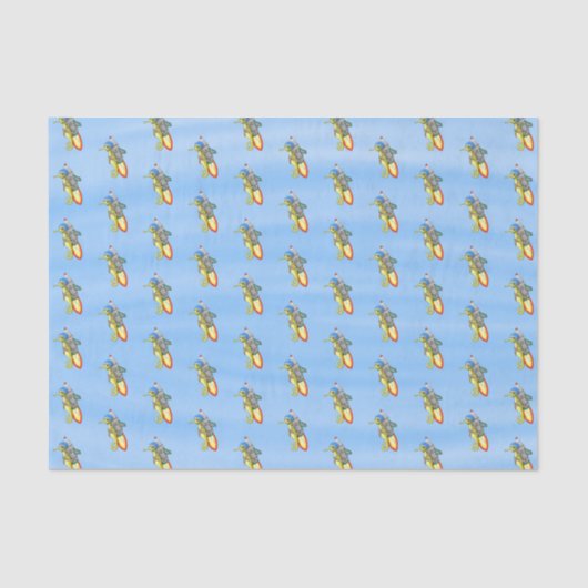 Speedy Rocket Seepferd Seidenpapier (Vorderseite)