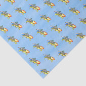 Speedy Rocket Seepferd Seidenpapier (Ausschnitt)