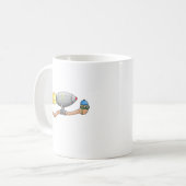 Speedy Rocket Worm Kaffeetasse (Vorderseite Links)