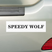 Speedy Wolf Autoaufkleber (Auf Auto)