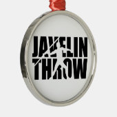 Speer-Wurf Silbernes Ornament (Rechts)