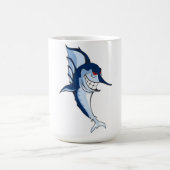 Speerfisch-Cartoon Kaffeetasse (Mittel)