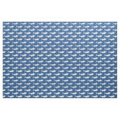 Speerfisch in der Silhouette Stoff (Yard (91,4 cm))
