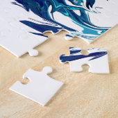 Speerfisch-Sport-Fischen Puzzle (Seite)