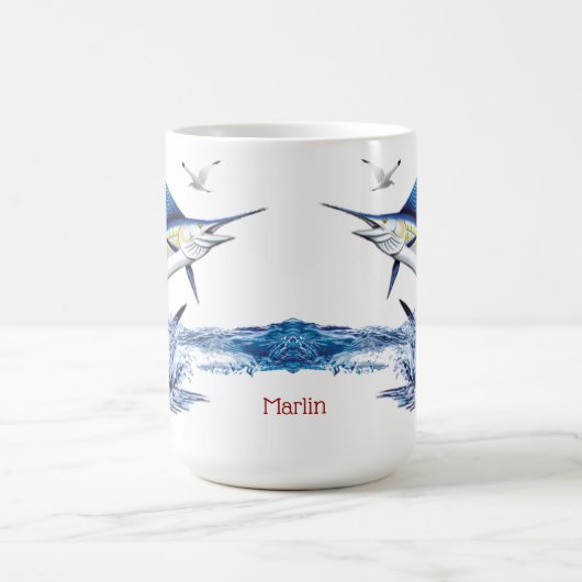 Speerfisch-Tasse Kaffeetasse (Mittel)