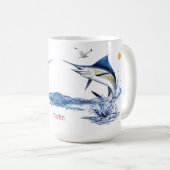 Speerfisch-Tasse Kaffeetasse (VorderseiteRechts)