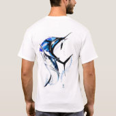 Speerfisch-u. Segel-Fisch-T-Shirt T-Shirt (Rückseite)
