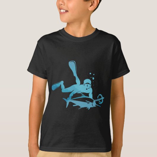 Speerfischen von Fisherman mit Spearfis T-Shirt (Vorderseite)
