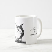 Speerfischfischen-Kaffeetasse Kaffeetasse (VorderseiteRechts)
