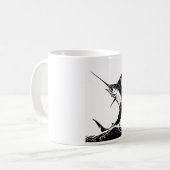 Speerfischfischen-Kaffeetasse Kaffeetasse (Vorderseite Links)