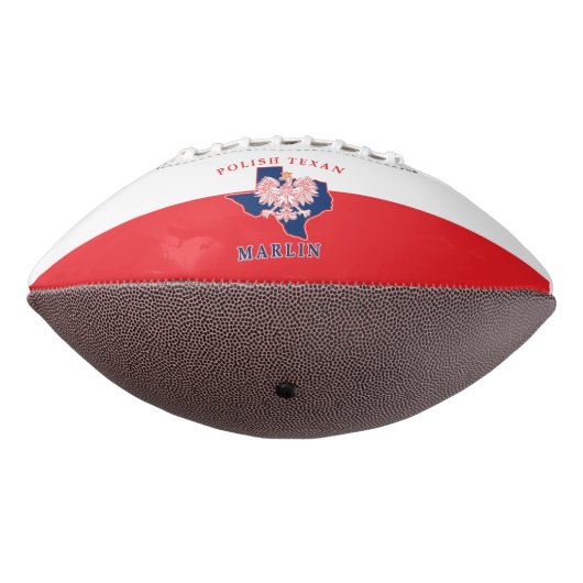 Speerfischpolnischer Texan Football (Gedreht 270)
