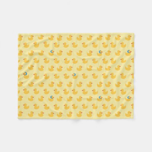 speical Gummiente Fleecedecke (Vorderseite (Horizontal))