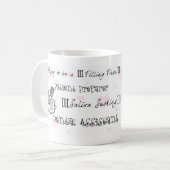 Speichelsind zum Kotzen Kaffeetasse (Vorderseite Links)