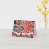 Speichen Geburtstag Karte (Gelbe Blume)