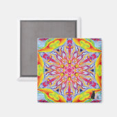 Speichen Kaleidoskop Magnet (Vorderseite/Rückseite)