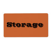 Speicher, der Labels in Rost bewegt (Vorne)