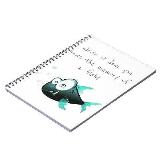 Speicher eines Fischheftes Notizblock (Linke Seite)